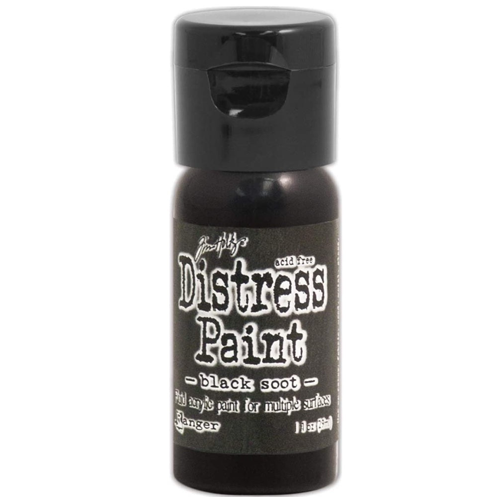 Tim Holtz Flip Top Distress Paint BLACK SOOT Ranger TDF52937