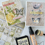 Tim Holtz Flip Top Distress Paint Black Soot Ranger TDF52937 Elegant Notecards | color-code:ALT07