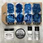 Tim Holtz Flip Top Distress Paint Brushed Pewter Ranger TDF52968 Asked and Answered Series | color-code:ALT06