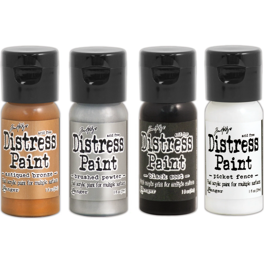 Tim Holtz Flip Top Distress Paint Foursome Bundle 8