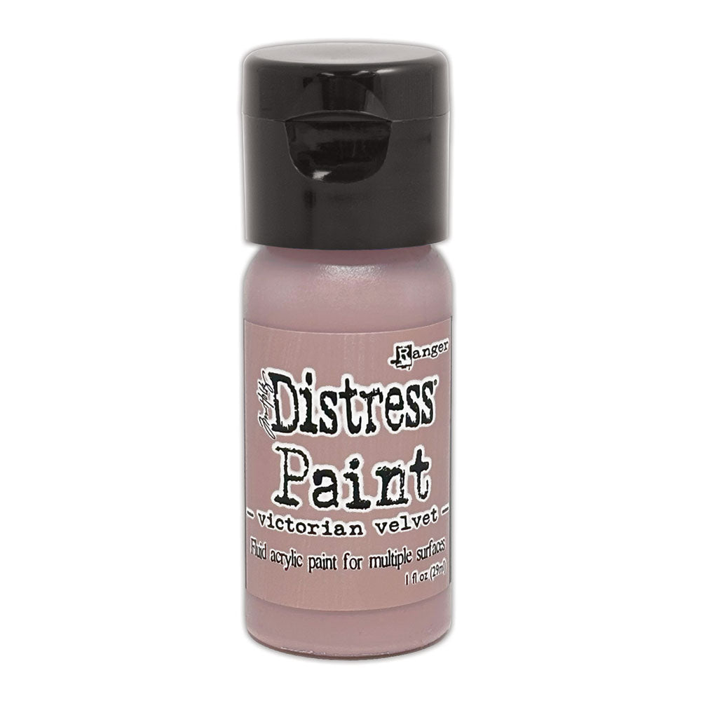 Tim Holtz Flip Top Distress Paint Foursome Bundle 9 TDF53347 Victorian Velvet