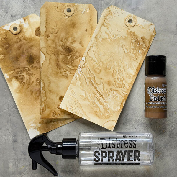 Tim Holtz Flip Top Distress Paint Gathered Twigs Ranger TDF53088 Tutorial Series | color-code:ALT04