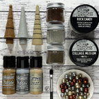 Tim Holtz Flip Top Distress Paint Hickory Smoke Ranger TDF50223 Modern Christmas Trees | color-code:ALT04