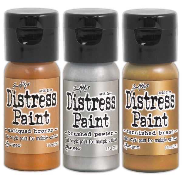Tim Holtz Flip Top Distress Paint Metallics Bundle – Simon Says Stamp