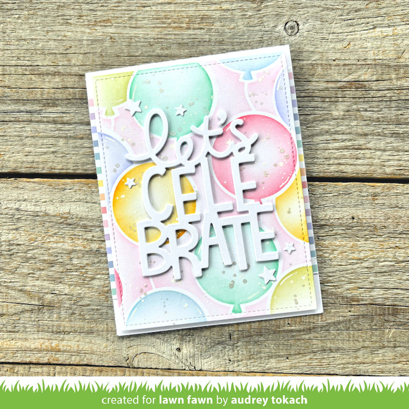 Tim Holtz Flip Top Distress Paint Picket Fence Ranger TDF53170 Let’s Celebrate Card | color-code:ALT05