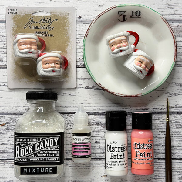 Tim Holtz Flip Top Distress Paint Saltwater Taffy Ranger tdf79569 Santa Mugs | color-code:ALT3