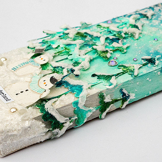 Tim Holtz Flip Top Distress Paint Salvaged Patina Ranger tdf72775 Mixed Media Winter Project | color-code:ALT03