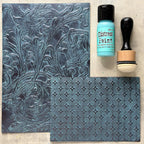 Tim Holtz Flip Top Distress Paint Salvaged Patina Ranger tdf72775 Tutorial Series | color-code:ALT08