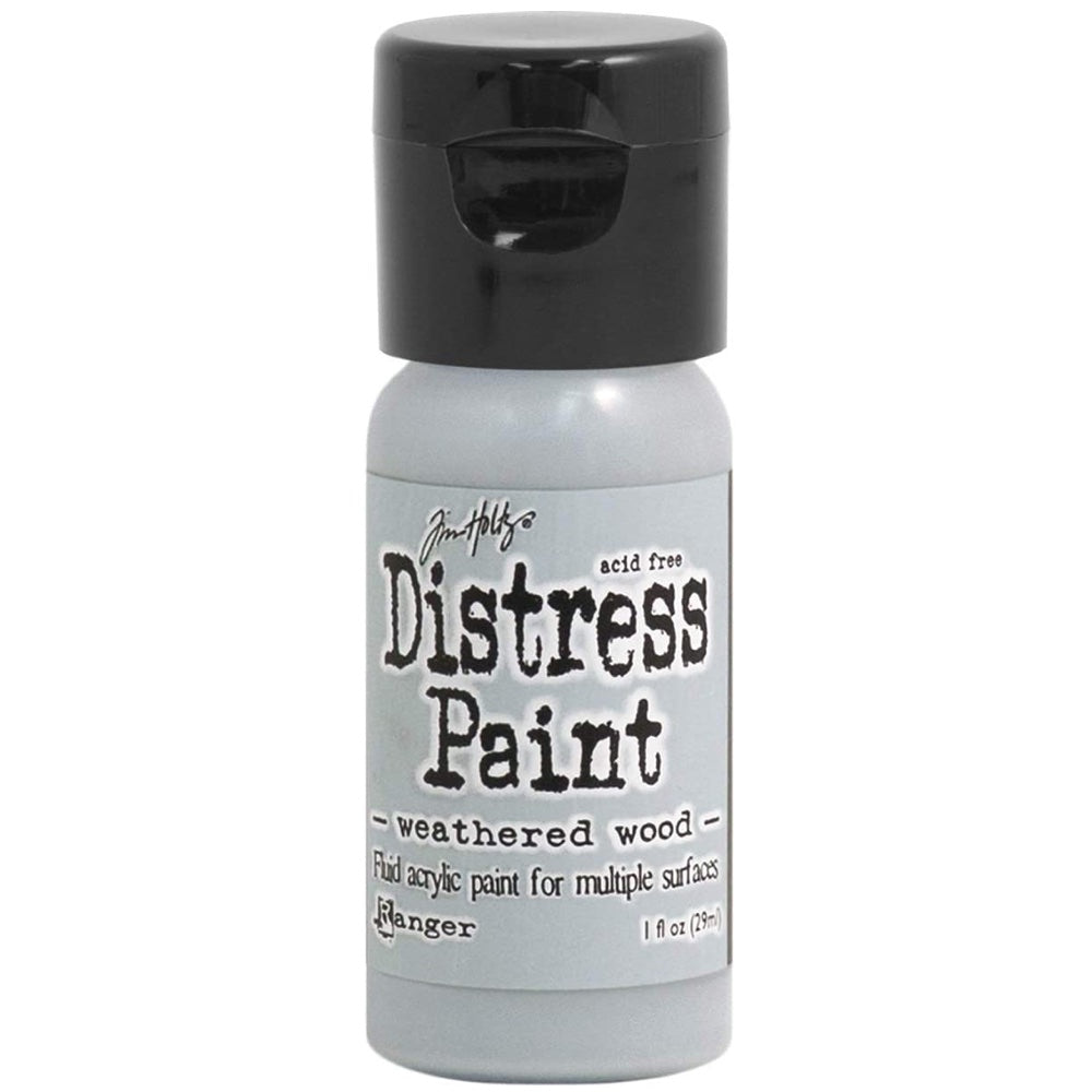 Tim Holtz Flip Top Distress Paint WEATHERED WOOD Ranger TDF53378