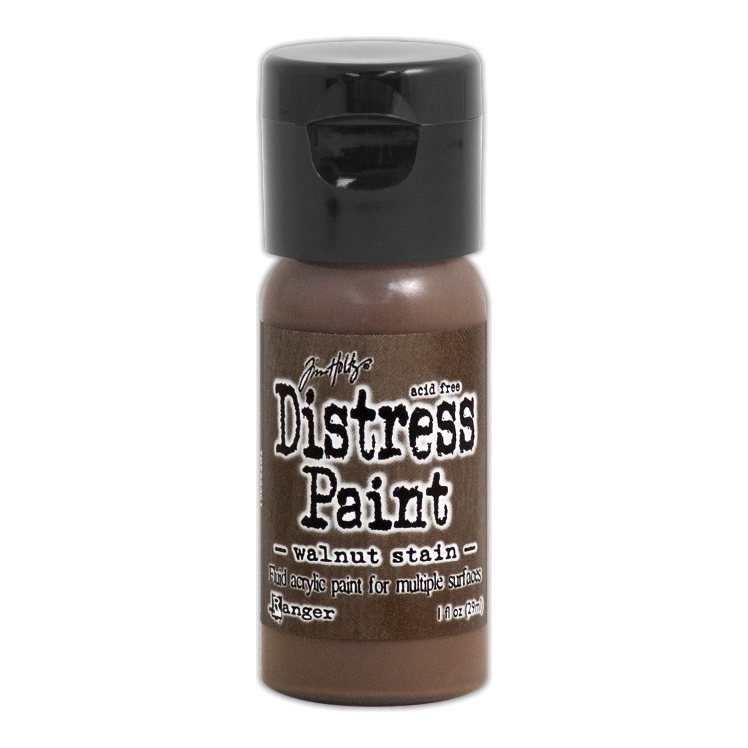 Tim Holtz Flip Top Distress Paint Walnut Stain Ranger TDF53361