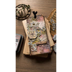 Tim Holtz Floral Elements Stamps with Simon Says Stamp Dies Bundle setfe26 Zoey Scarpelli Vintage Flowers Tag