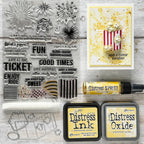 Tim Holtz Fossilized Amber Distress Spritz tdu86314 Carnival Snacks Cards | color-code:ALT25