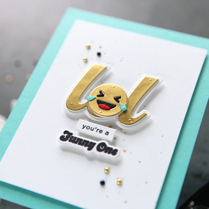 Tim Holtz Fossilized Amber Distress Spritz tdu86314 Emoji Card | color-code:ALT20