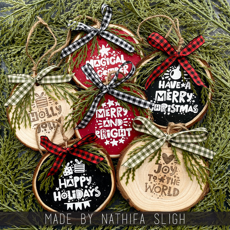 Tim Holtz Holiday Whatnots Stamps with Simon Says Stamp Dies Bundle setho24 nathifa sligh