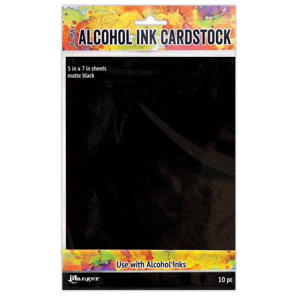 Tim Holtz Ink 5 x 7 Cardstock Matte Black Ranger TAC65487