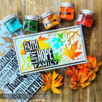 Tim Holtz Layering Stencil Autumn ths060 hope