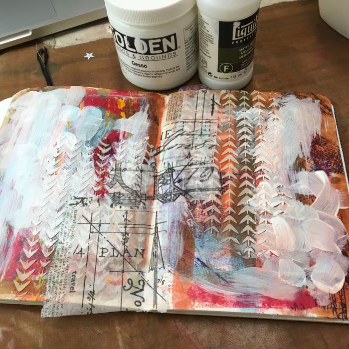 Tim Holtz Layering Stencil BLOCKS THS059 journal