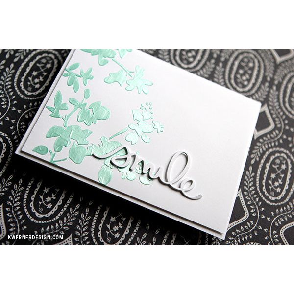 Tim Holtz Layering Stencil BLOSSOM THS031 smile