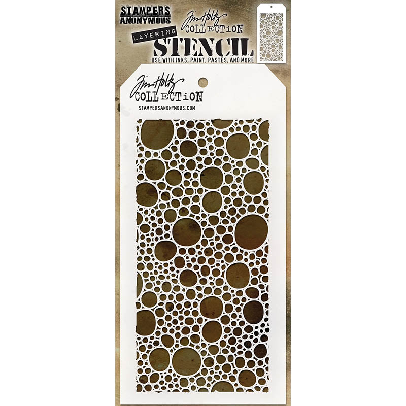 Tim Holtz Layering Stencil BUBBLES THS138