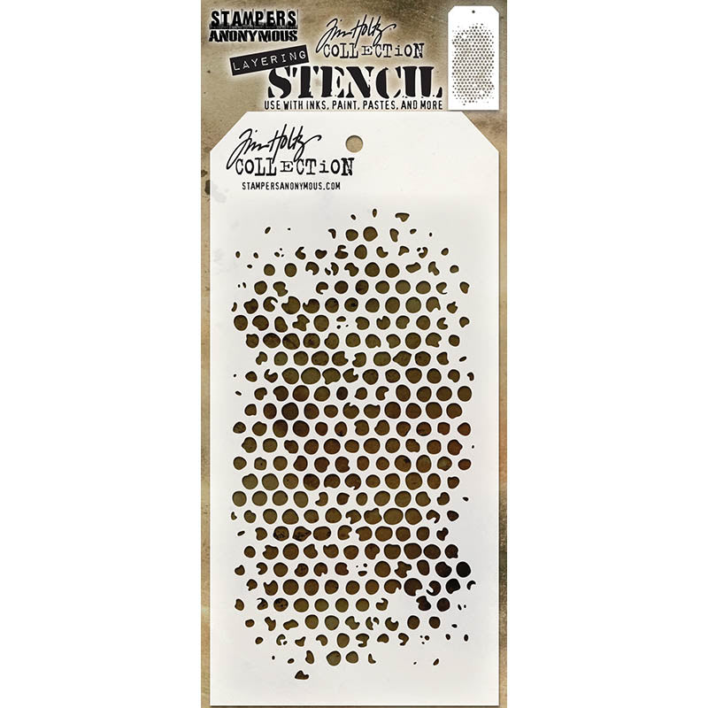 Tim Holtz Layering Stencil BUBBLE THS002
