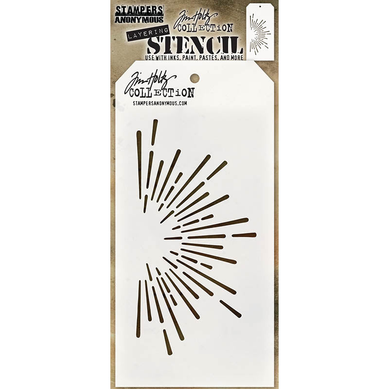 Tim Holtz Layering Stencil BURST THS116
