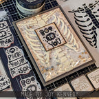 Tim Holtz Layering Stencil Bones ths185