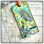 Tim Holtz Layering Stencil Bubbles ths138 sea horse