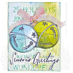 Tim Holtz Layering Stencil CHRISTMAS THS030 season's greetings