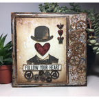 Tim Holtz Layering Stencil COUNTDOWN THS058 gears