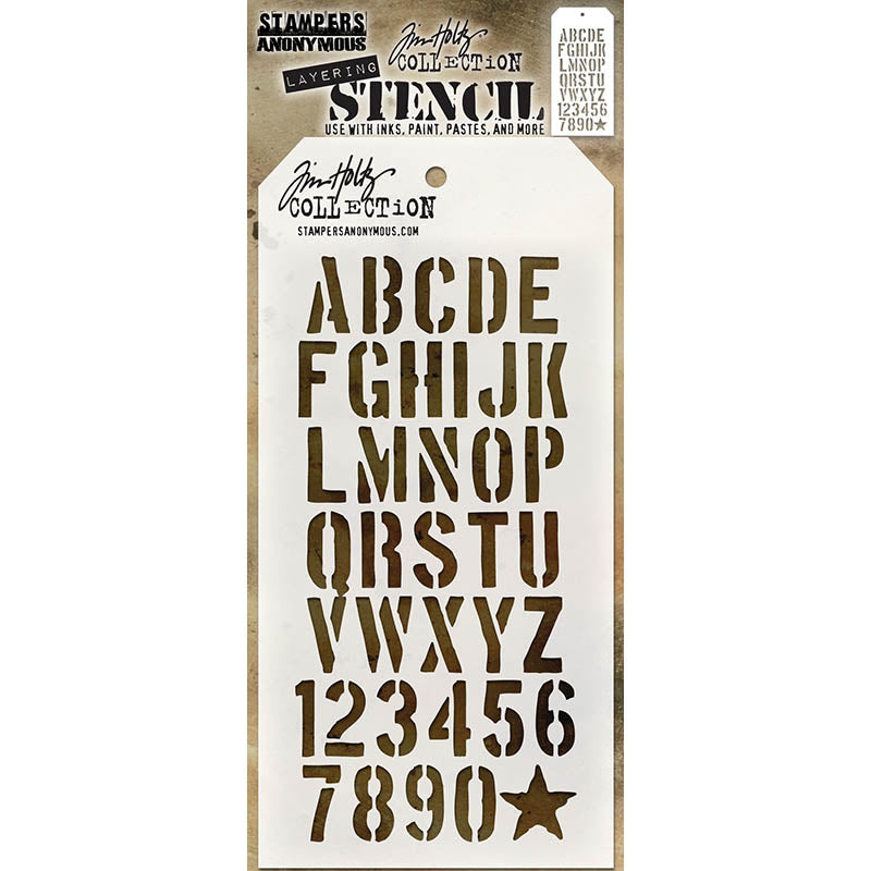 Tim Holtz Layering Stencil CRATE THS089
