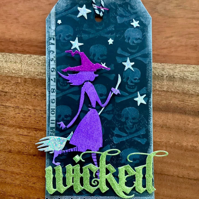 Tim Holtz Layering Stencil CROSSBONES THS064 wicked