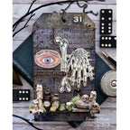 Tim Holtz Layering Stencil Crossed ths090 bone collector tag emma williams | color-code:ALT01