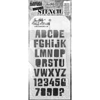 Tim Holtz Layering Stencil Cutout Alpha ths176