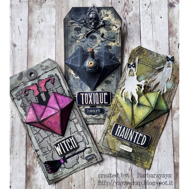 Tim Holtz Layering Stencil DECAYED THS129 scary