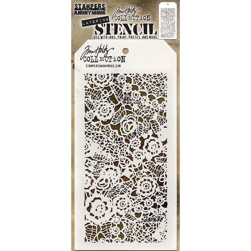Tim Holtz Layering Stencil DOILY THS018