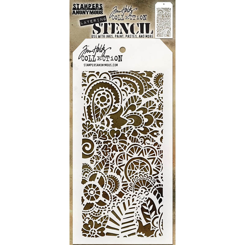 Tim Holtz Layering Stencil DOODLE ART 2 THS142
