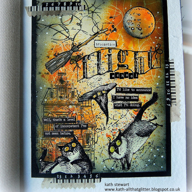 Tim Holtz Layering Stencil DOODLE THS072 cats