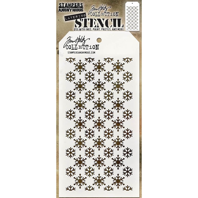 Tim Holtz Layering Stencil FLURRIES THS151