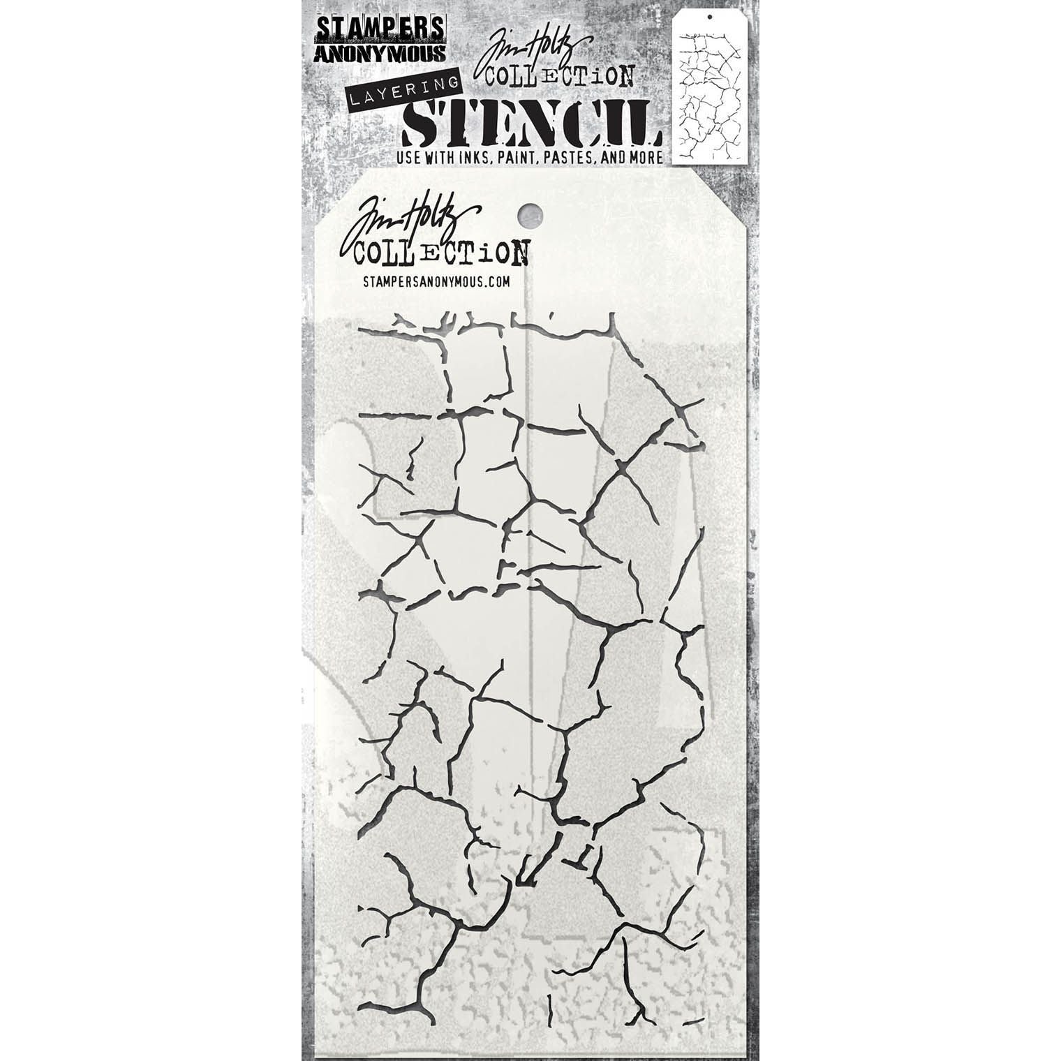 Tim Holtz Layering Stencil Fractured ths171