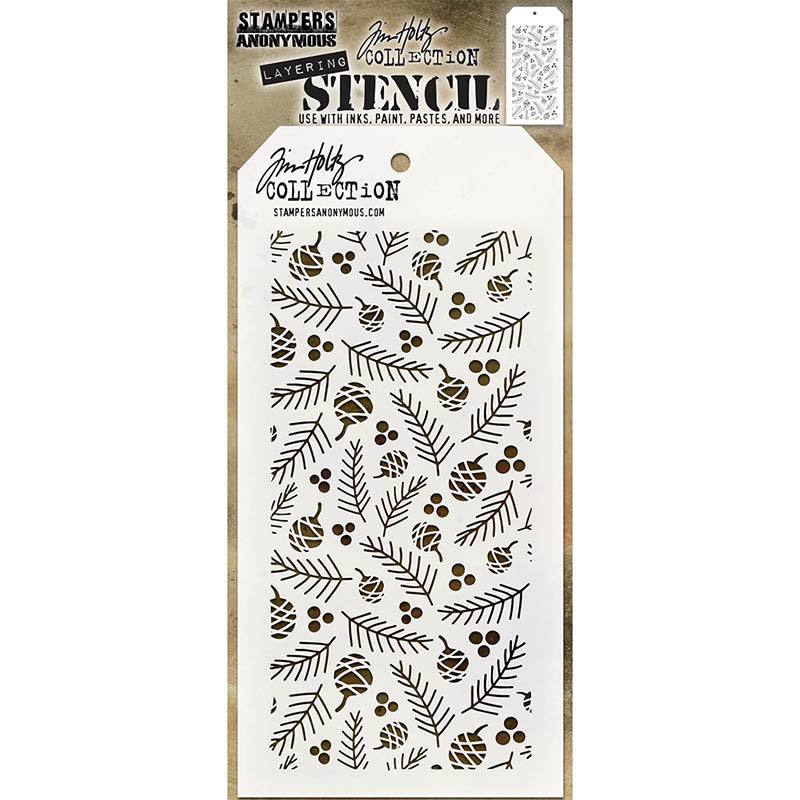Tim Holtz Layering Stencil GATHERINGS THS152