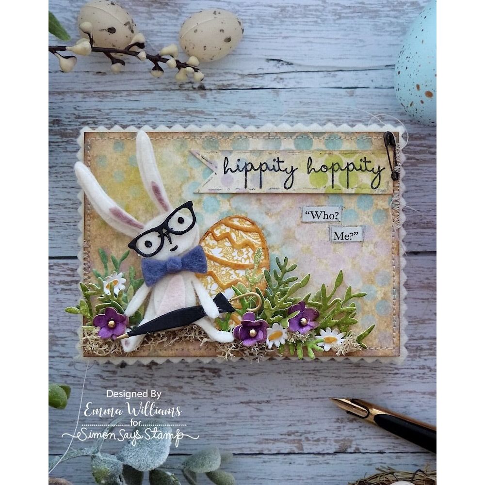 Tim Holtz Layering Stencil GRADIENT DOT THS118 bunny | color-code:ALT01