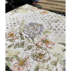 Tim Holtz Layering Stencil GRADIENT HEX THS117 flowers