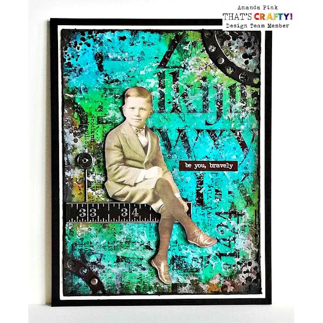 Tim Holtz Layering Stencil GRIME THS130 be you