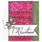 Tim Holtz Layering Stencil HOLIDAY KNIT THS028 holly