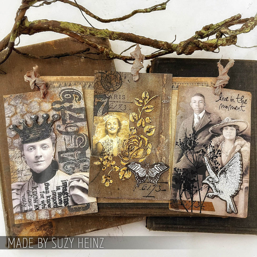 Tim Holtz Layering Stencil Honeycomb ths005 crown