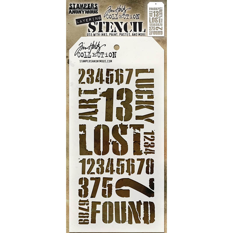 Tim Holtz Layering Stencil INDUSTRIAL THS051
