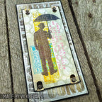 Tim Holtz Layering Stencil INDUSTRIAL THS051 umbrella