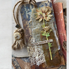 Tim Holtz Layering Stencil LINEN THS061 flower