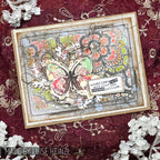 Tim Holtz Layering Stencil Lace ths034 butterfly
