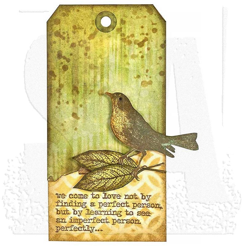 Tim Holtz Layering Stencil Latticework ths019 bird
